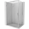 Mexen Exo cabina de duș glisantă 100 x 70 cm, transparentă, crom - 8153-100-070-01-00