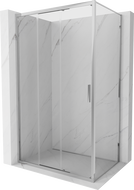 Mexen Exo cabina de duș culisantă 80 x 75 cm, transparentă, cromată - 8153-080-075-01-00