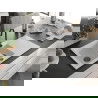 Mexen Matias Chiuvetă de granit de 1,5 compartiment cu picurător și baterie de bucătărie Telma, Albă - 6502-20-670200-70
