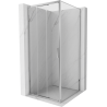 Mexen Exo-3S cabina de duș glisantă 80 x 80 cm, transparent, crom - 8153-080-080-01-00