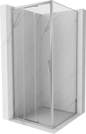 Mexen Exo cabina de duș glisantă 95 x 95 cm, transparent, crom - 8153-095-095-01-00