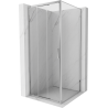 Mexen Exo cabina de duș glisantă 100 x 100 cm, transparentă, crom - 8153-100-100-01-00