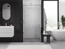 Mexen Exo-3S uși de duș glisante 70 cm, transparente, crom - 8153-070-000-01-00