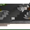 Mexen Kevin chiuvetă din granit cu 1 compartiment cu picurător 586 x 458 mm, gri, sifon Neagră - 6517581005-71-B