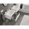 Mexen Orio dulap pentru baie de 60 cm cu lavoar Vela, 1 sertar, alb mat - 91A10-06023-1-BF01-W23M01