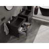 Mexen Orio dulap baie 60 cm cu chiuvetă Otis, 2 sertare, negru mat - 91A10-06047-2-BFF71-W18M71
