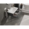 Mexen Orio dulap baie 80 cm cu lavoar Otis, 1 sertar, grafit mat/alb mat - 91A10-08023-1-BF66-W18M01