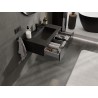 Mexen Orio dulap baie 80 cm cu chiuvetă Otis, 1 sertar, negru lucios/negru mat - 91A10-08023-1-BF70-W18M71