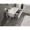 Mexen Orio dulap baie 80 cm cu lavoar Vela, 1 sertar, alb lucios - 91A10-08023-1-BF00-W23M00