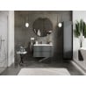 Mexen Orio fürdőszobaszekrény 80 cm mosdókagylóval Vela, 2 fiók, grafit matt/fehér matt - 91A10-08047-2-BFF66-W23M01