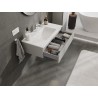 Mexen Orio dulap de baie 90 cm cu chiuvetă Otis, 1 sertar, gri mat/alb mat - 91A10-09023-1-BF62-W18M01