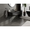 Mexen Orio dulap de baie 90 cm cu chiuvetă Vela, 1 sertar, negru lucios/negru mat - 91A10-09023-1-BF70-W23M71