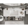 Mexen Orio dulap baie 120 cm cu lavoar Otis, 2 sertare, alb mat - 91A10-12047-2-BFF01-W18M01