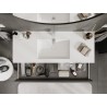 Mexen Orio dulap baie 120 cm cu lavoar Otis, 2 sertare, grafit mat/alb mat - 91A10-12047-2-BFF66-W18M01