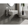 Mexen Rivel dulap de baie 70 cm cu chiuvetă Otis, 1 sertar, cu fațetă , gri mat/alb mat - 91A20-07023-1-BF62-W18M01