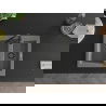 Mexen Carlos chiuvetă de granit cu 1,5 compartiment 582 x 475 mm, gri, sifon Neagră - 6518581500-71-B