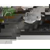 Chiuvetă granit Mexen Matias 1,5 camere cu scurgător și baterie de bucătărie Telma, negru/auriu - 6502-75-670200-50-B