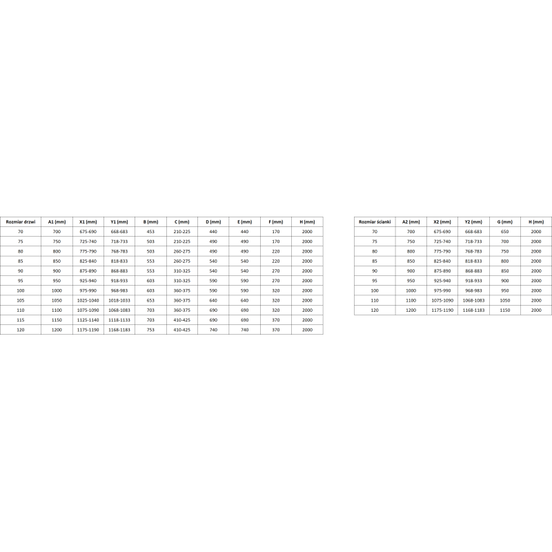 Mexen Mist T jobbos nyíló zuhanyfülke 115 x 80 cm, fekete rács, fekete - 8A4T-115-080-70-77-P