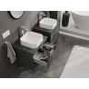 Mexen Orio dulap baie sub chiuvetă 60 cm, 2 sertare, grafit mat - 91A10-06047-2-BFF66