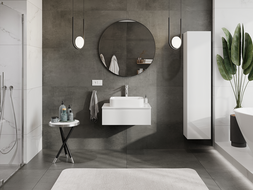 Mexen Orio dulap de baie sub lavoar 70 cm, 1 sertar, alb lucios - 91A10-07023-1-BF00