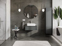 Mexen Orio dulap de baie sub chiuvetă 70 cm, 1 sertar, grafit mat - 91A10-07023-1-BF66