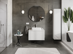 Mexen Orio dulap baie sub lavoar 80 cm, 1 sertar, alb lucios - 91A10-08047-1-BF00