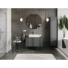 Mexen Orio fürdőszobai szekrény mosdókagyló alá 90 cm, 1 fiók, grafit matt - 91A10-09047-1-BF66