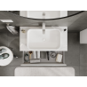 Mexen Orio dulap de baie sub lavoar 90 cm, 2 sertare, alb lucios - 91A10-09047-2-BFF00