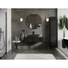 Mexen Orio dulap baie sub lavoar 100 cm, 1 sertar, negru lucios - 91A10-10023-1-BF70