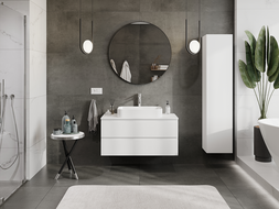 Mexen Orio dulap baie sub chiuvetă 100 cm, 2 sertare, alb mat - 91A10-10047-2-BFF01