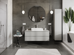 Mexen Orio dulap de baie pentru chiuvetă 120 cm, 2 sertare, gri mat - 91A10-12047-2-BFF62