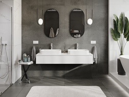 Mexen Orio fürdőszoba szekrény mosdó alá 160 cm, 1 fiók, fehér matt - 91A10-16023-1-BF01