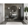 Mexen Rivel dulap baie pentru lavoar 80 cm, 1 sertar, canelat, grafit mat - 91A20-08023-1-BF66