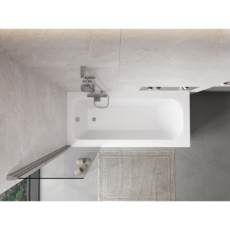 Mexen Mist paravan de duș cu 1 canat 50 x 150 cm, transparent, crom - 8A9-050-001-01-00