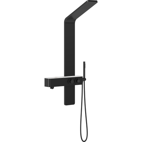 Mexen Sund zuhanypanel, fekete - 7620-02-70