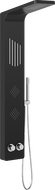Mexen Navas panou de duș, negru - 7627-02-70