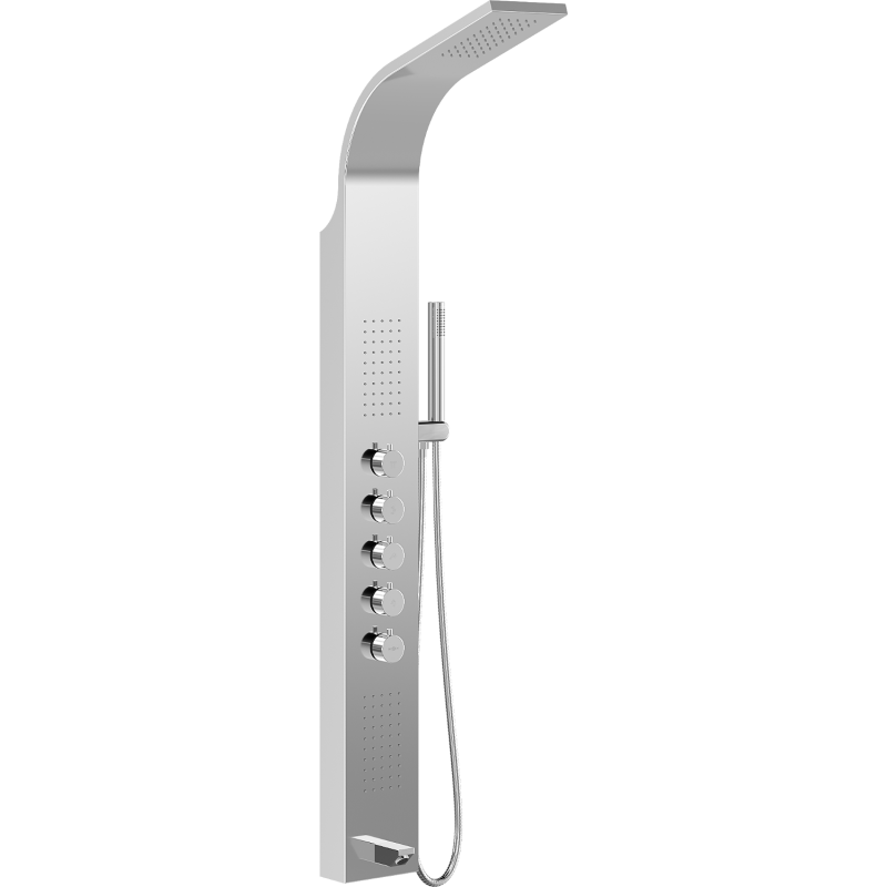 Mexen Timor panou de duș cu robinet, crom - 7621-04-00