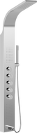 Mexen Timor zuhanypanel kifolyóval, króm - 7621-04-00
