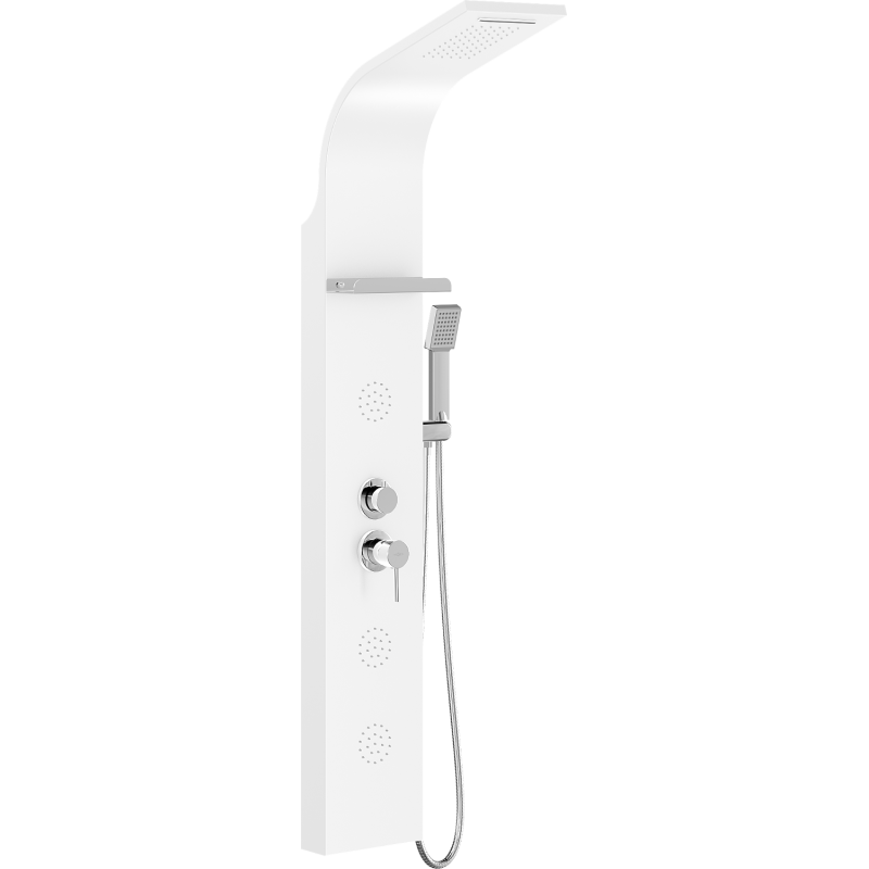 Mexen Borg panou de duș, alb - 7615-03-20