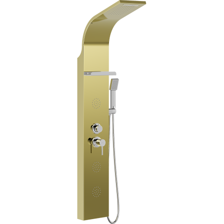 Mexen Borg zuhanypanel, arany - 7615-03-50