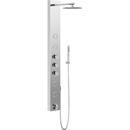 Mexen Ivo panou de duș cu gură de scurgere, crom - 7608-03-00