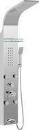 Mexen Adrox panel de duș cu gură de scurgere, crom - 7613-04-00