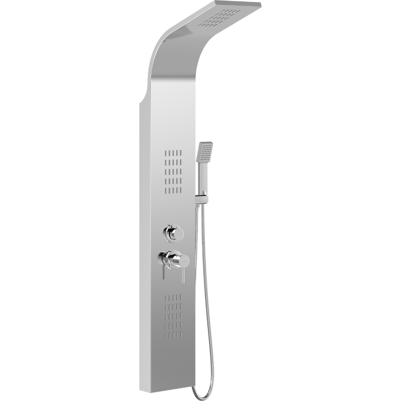 Mexen Taro zuhanypanel, króm - 7614-03-00