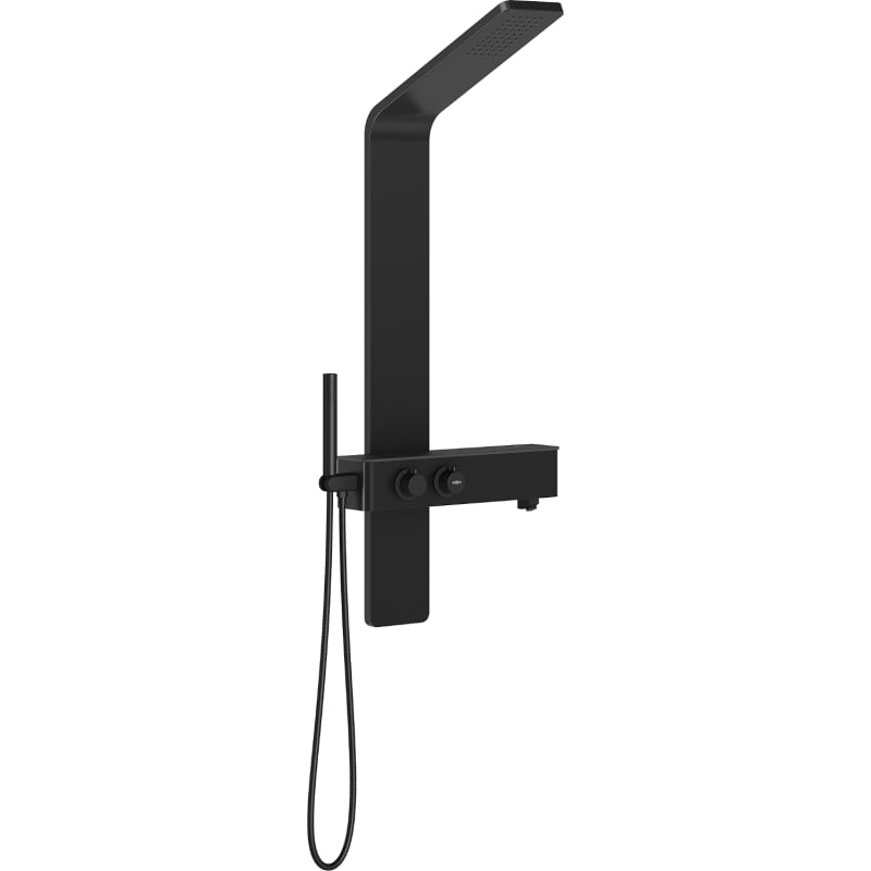 Mexen Strit fekete zuhanypanel - 7625-02-70