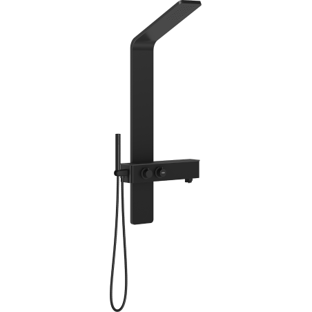 Mexen Strit zuhanypanel, fekete - 7625-02-70