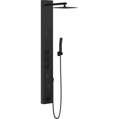 Mexen Orco panou de duș, negru - 7607-03-70