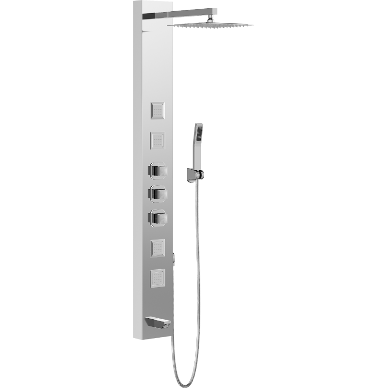 Mexen Orco panou de duș, crom - 7607-03-00