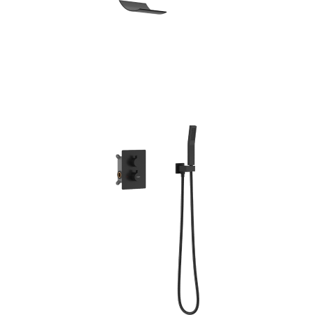 Mexen Salto set de duș încastrat, negru - 7604-02-70