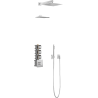 Mexen Boka set de duș îngropat, crom - 7603-03-00