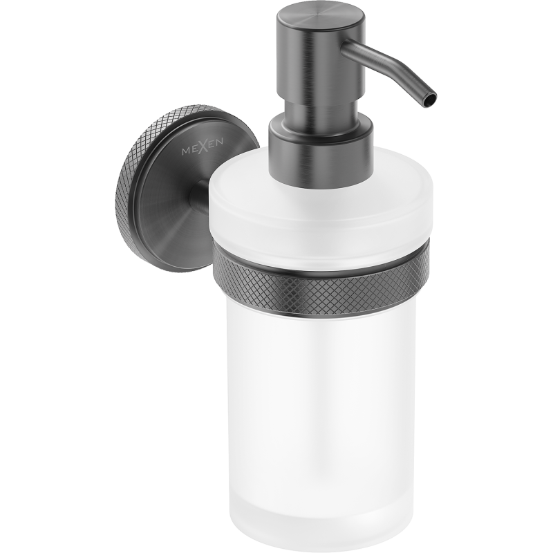 Mexen Gravo szappanadagoló, szálcsiszolt gun gray - 70A93058-66